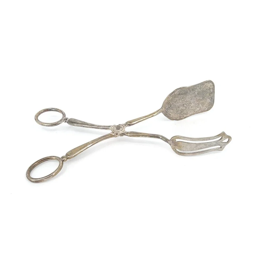Vintage Silverplate Scissor Style 10.5
